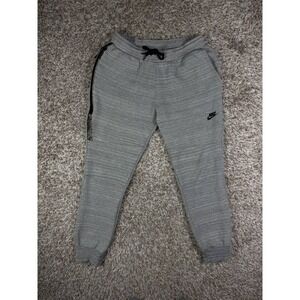 Nike Tech Fleece 1.0 Joggers - Heather Gray / Black - Men's Large - 585204-063